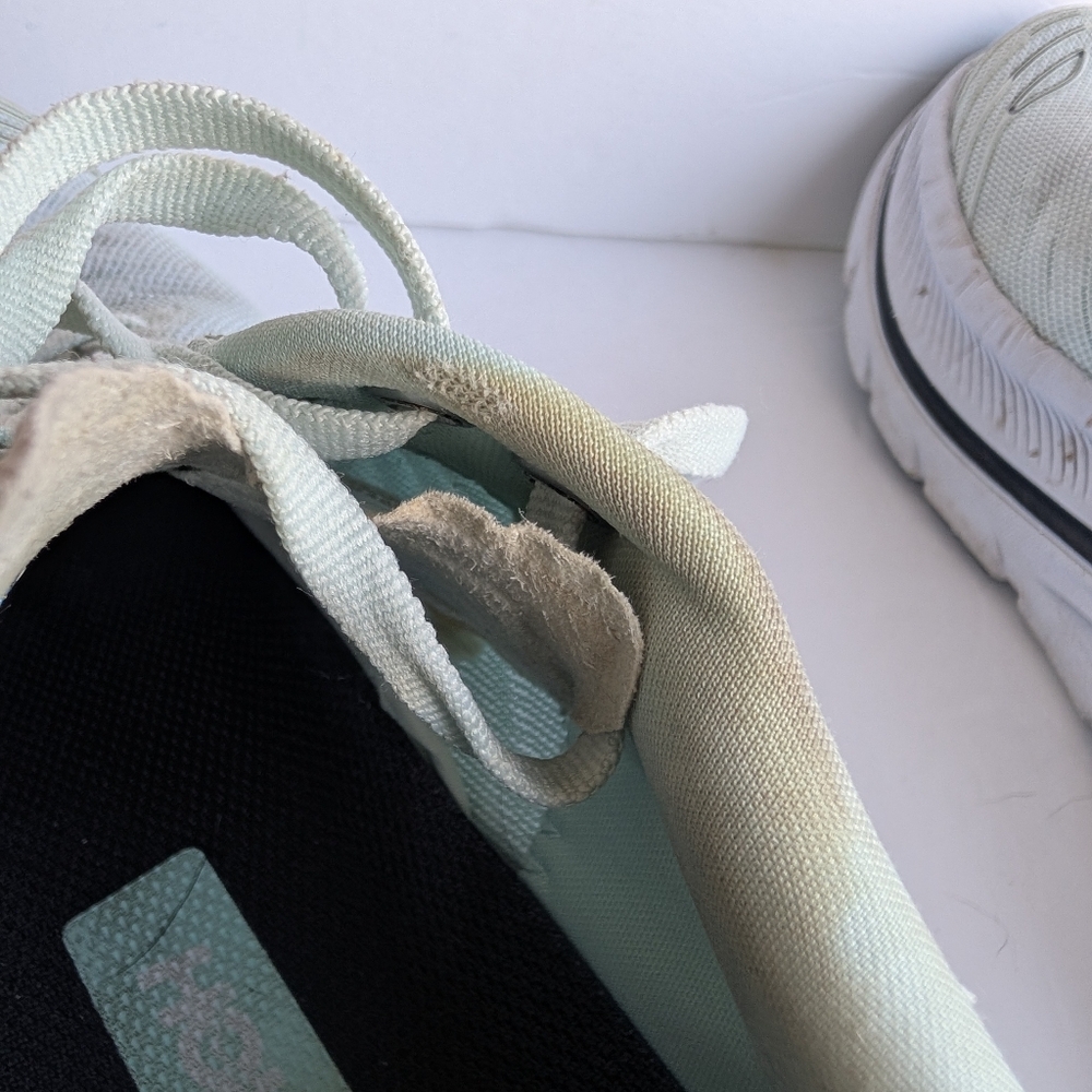Hoka Bondi X Mint And White Athletic Sneakers Size 8.5B - Picture 7 of 8